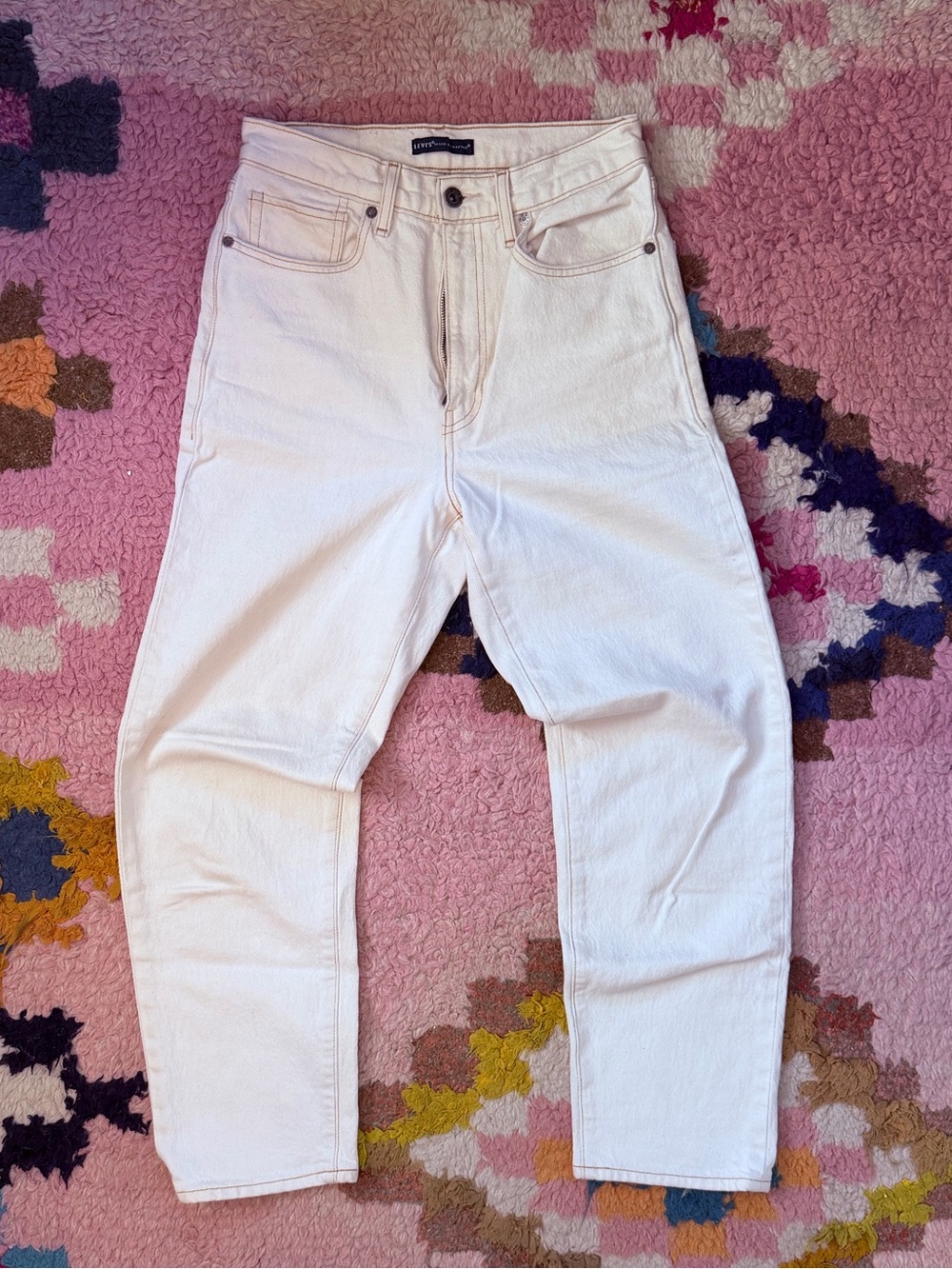 Levi's Made & crafted White Column Pant